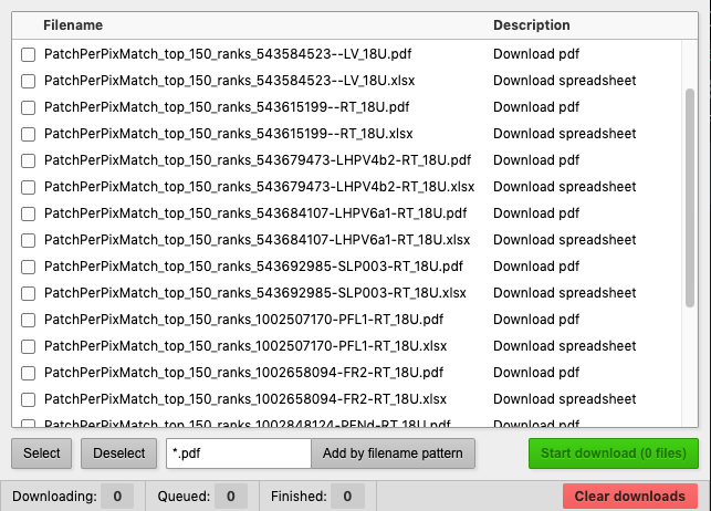 Batch Link Download popup